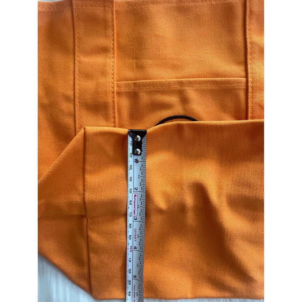 Trick or Treat Trader Joe's Mini Halloween Orange Canvas Tote Bag New - Picture 5 of 6